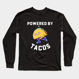 funny dancing tacos Long Sleeve T-Shirt